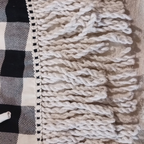 Gorgeous! Gardners Eden🌲Tree Skirt ⚜️ Buffalo Plaid Rope Fringe 🎄 Decor - Picture 9 of 15